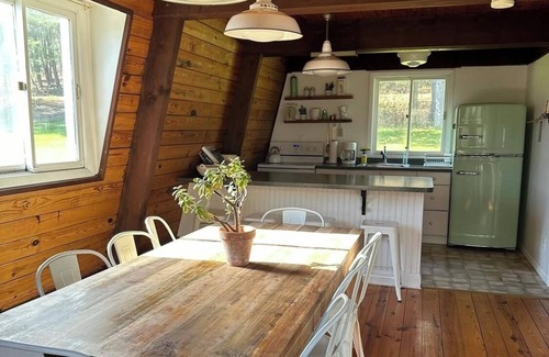 Roxbury House | Contemporary A-frame Style Home in the Heart of the Catskills