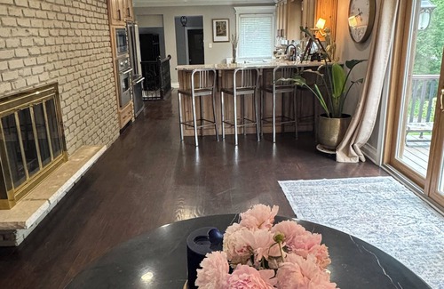 Homer Glen House | Contemporary Classic Mansion on .8 acred Wooded Estate with Private Lake.