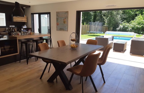 Etaules Villa | Contemporary family villa with forest views and private pool. Sleeps 8.