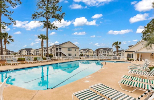Waterford Plantation Condo | Contemporary golf retreat with private balcony, fast WiFi, central AC, & pool
