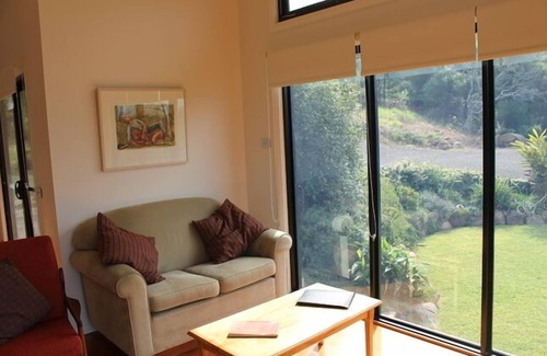Croobyar House | Contemporary stylish luxury retreat featuring passive solar design + wood heater