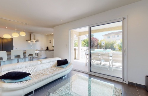 Ternay Villa | Contemporary villa with heated pool 13' from Lyon