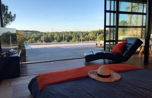 Lege-Cap-Ferret Villa | CONTEMPORARY WOODEN VILLA QUIET HEATED POOL