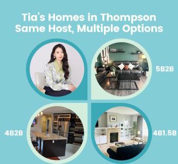 Thompson House | Contractor-friendly,4Beds, Free Parking&Laundry