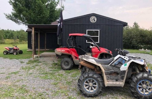 Merrillan Cabin | Controlled Chaos Basecamp - centered between Jackson & Clark County Trail System
