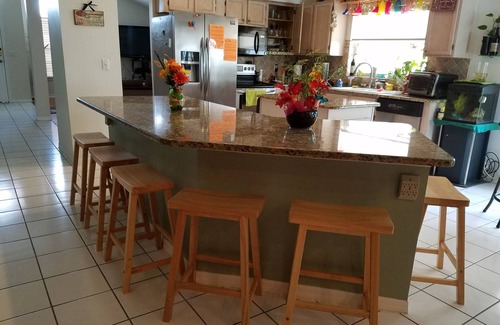 Bearss Plaza House | Conveniently Located Pool Home w/Free WiFi & Vaulted ceiling
