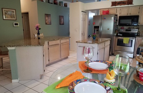 Bearss Plaza House | Conveniently Located Pool Home w/Free WiFi & Vaulted ceiling