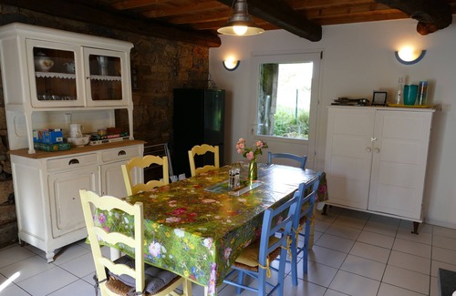 Bourbriac Cottage | Converted Breton stone barn with heated pool in lovely setting