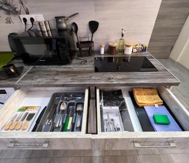 Yerevan Apartment | Cool Blue Interior SELF CHECK IN