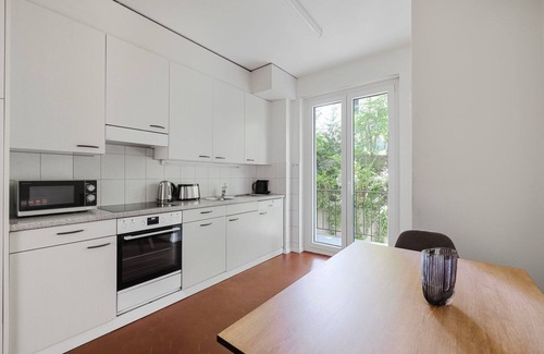 District 6 Apartment | Cool Unterstrass 3BR, 15min walk to Zurich HB, by Blueground