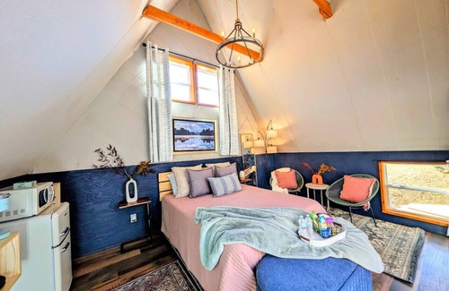 Newport Other | Copper Tiny A Frame on Glamping Goat Farm Sleeps up to 4