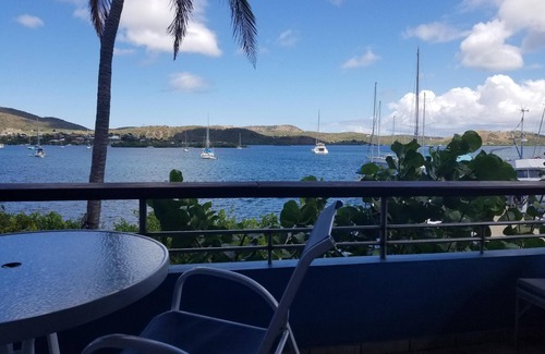 Culebra Pueblo Apartment | Coral Cove: Elegant Waterfront Apartment With A Spectacular View of Paradise