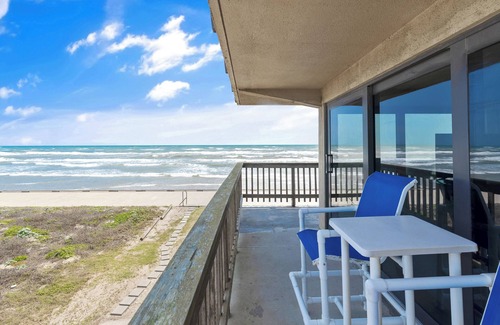 Corpus Christi Condo | Corner Beachfront Condo: Stunning 270° Views. Can't Get Any Closer to the Beach.