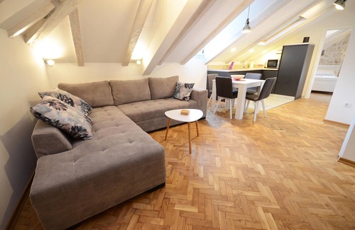 Kotor Old Town Apartment | ''Corner'' -Modern, cosy, attic apartment with square view in Kotor Old Town