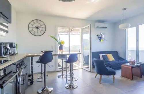 Aregno Apartment | Corner of paradise between sea and mountains with sublime sea view (Ile-Rousse Calvi)