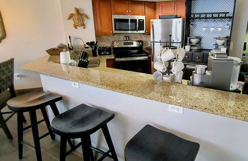 Arcadian Shores Condo | CORNER PENTHOUSE Ocean FRONT unit at Sea Watch Resort; REDUCED FALL RATES!