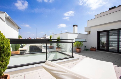 San Bartolome Apartment | Corral del Rey Terraza Sevilla Duplex, chillout terrace