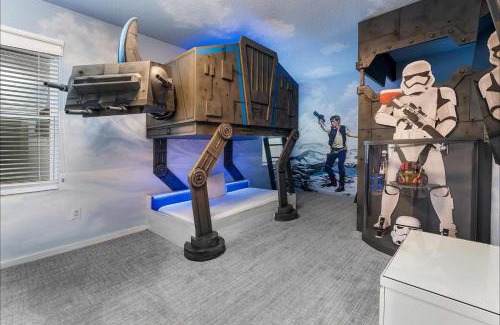 Loughman Villa | Cosmic Villa with Space Theme BR, Theater & Game Loft
