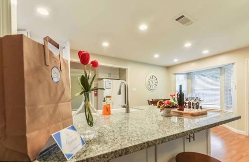Spring Shadows House | Costa Fortune: Spring Branch 3BR | 2 King Beds | Covered Patio & Workspace
