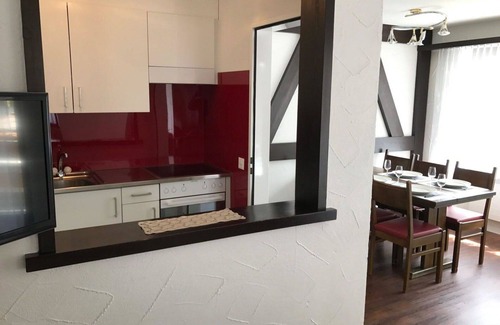 Saas Almagell Apartment | Cosy apartment for 6 guests with WIFI, TV and balcony