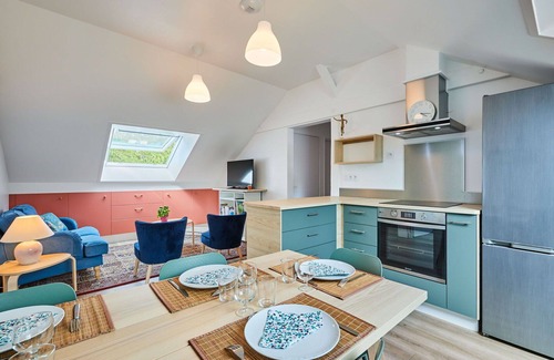 Croissanville Apartment | Cosy apartment for 5 guests with WIFI and parking
