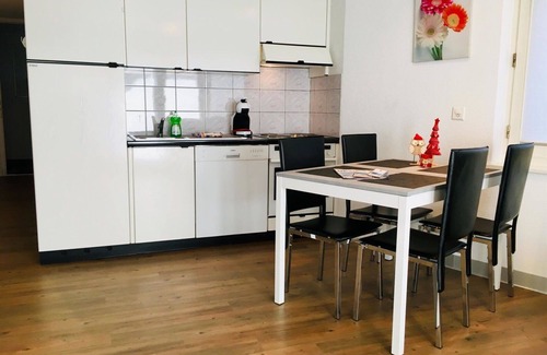 Saas-Balen Apartment | Cosy apartment for 4 people with WIFI, TV, balcony and pets allowed