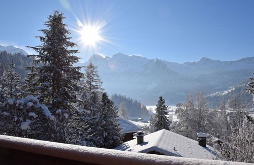 Lenk Apartment | Cosy apartment for 8 guests with WIFI, balcony and pets allowed