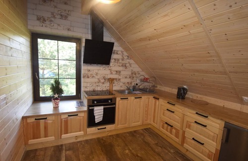 gmina Osiek House | Cosy Holiday Home in Skrzynia with Terrace