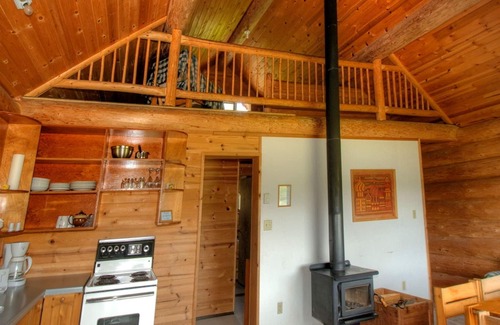 Canim Lake Cabin | Cosy Lake front Log Cabin at Canim Lake Resort