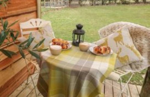 North Wheatley Cabin | Cosy Lodge completely on your own in an acre of land. and will take 2 dogs