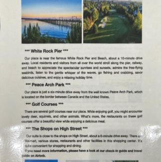 Surrey Apartment | cosy suite by sea and golf courses near Vancouver