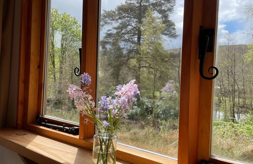 Saint John's Town of Dalry Cabin | Cosy woodland off grid Shepherds Hut - Hazel