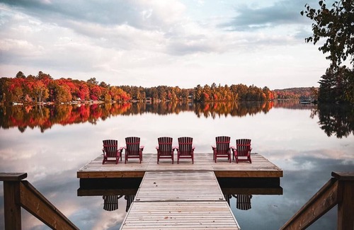 Scotia Cottage | Cottage 2 at Algonquin Woods cottage resort on beautiful Clear Lake