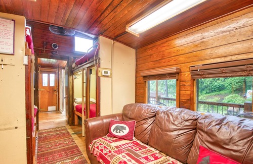 Bryson City Cottage | Cottage and studio with WiFi, central AC, a firepit, grill - close to everything