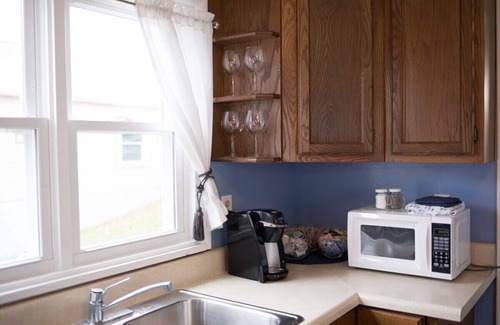 Geneva Apartment | Cottage at Cast Away Kayaks Fire Pit & Game Room