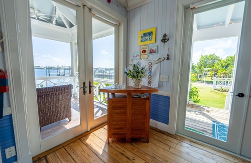 Green Turtle Cay Cottage | Cottage directly on White Sound. Dock steps away. Fish or swim off the dock.