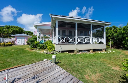 Green Turtle Cay Cottage | Cottage directly on White Sound. Dock steps away. Fish or swim off the dock.