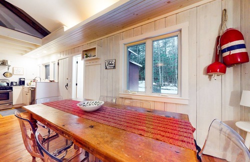 Wilmington Cottage | Cottage in the woods with a firepit, grill, washer/dryer, & AC - dog-friendly
