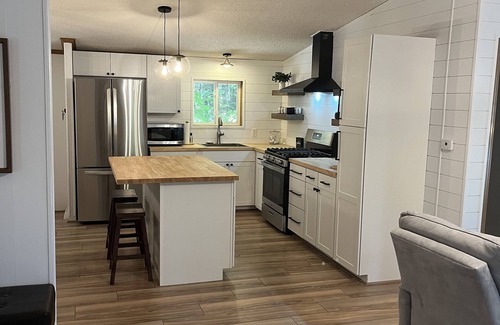 Baldwin House | Cottage on Big Star Lake with pontoon rental available! 2 bedroom sleeps 6