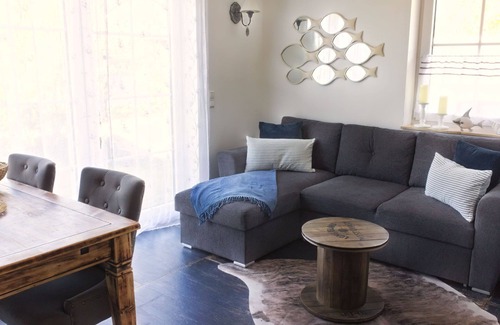 Neuenkirchen House | Cottage on the water | 2 bedrooms, sauna & fireplace, Wi-Fi Pets willk.