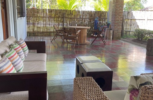 Barra de Santiago Cottage | Cottage rustic house water front near mangrove area
