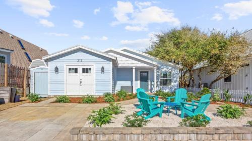 Vilano Beach House | Cottagecore Coast Deck Hot Tub Surf-Centric Neighborhood Kids Suite