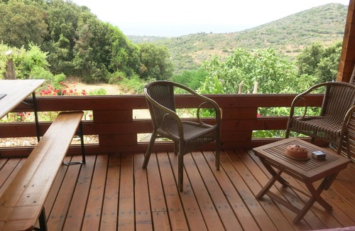 Villanova Ski Chalet | Cottages: sea view, Beach 5mn, above ground pool, Villanova, 10 km Ajaccio, Co