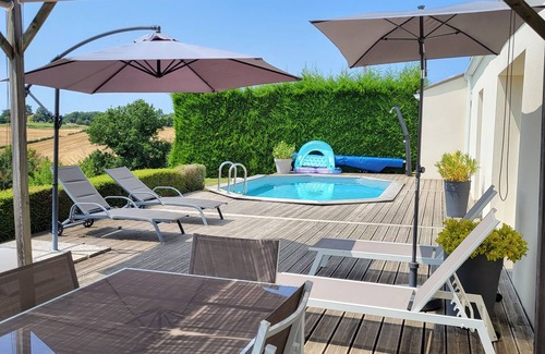 La Salvetat-Belmontet House | Country cottage with pool and spa just for you.