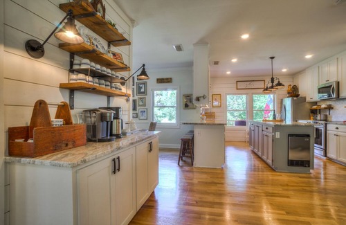 Canton House | Country Charmer with Inviting Front and Back Porches, Swim Spa, Decks, Fire Pit