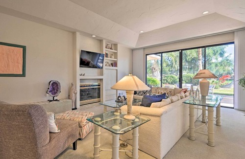 Borrego Springs House | Country Club Home: Mtn Views, Pool, Fire Pit!