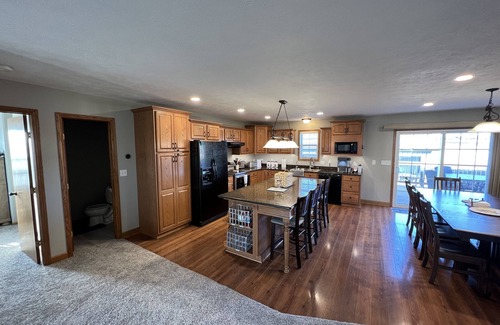 Milford House | Country home with lake access and game room.