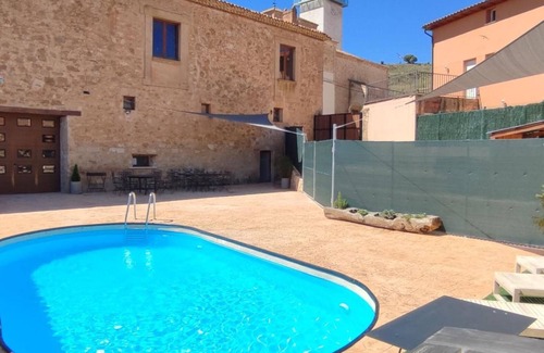 Velamazan House | Country House 'Palacio De Velamazán' with Mountain View, Private Pool and Wi-Fi