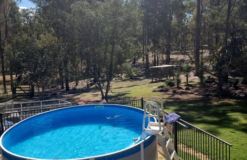 Curra Cabin | Country retreat on average. Enjoy privacy and a quiet location on 5 acres.