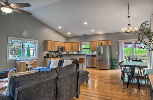 Weaverville House | Country Road Retreat: A Cozy, Pet-Friendly Stay Near Asheville with a Hot Tub & Fireplace